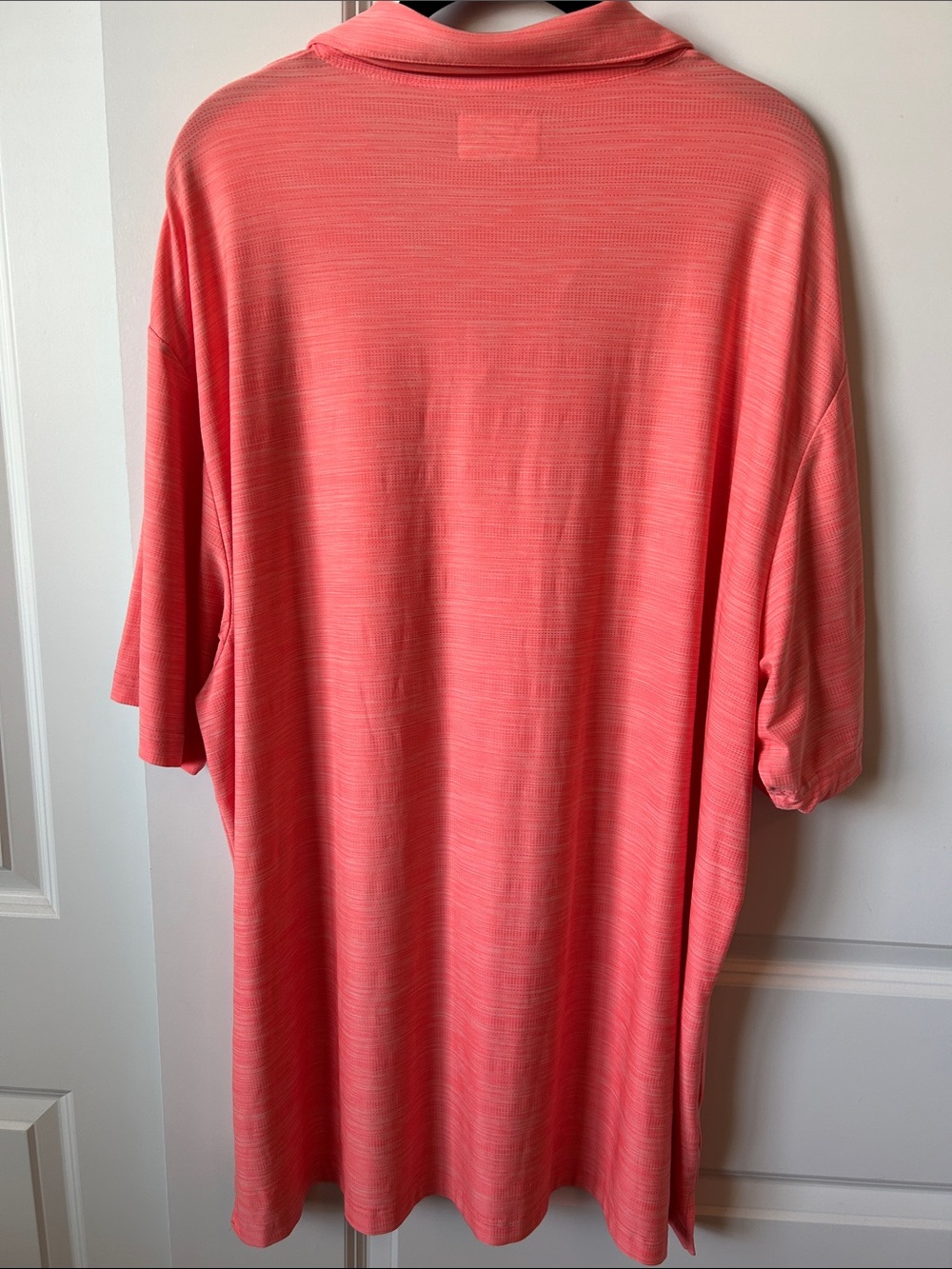PGA Tour Airflux Men’s Coral Polo Shirt XXL - Picture 4 of 7